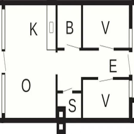 Holiday home 6 Person In Henne